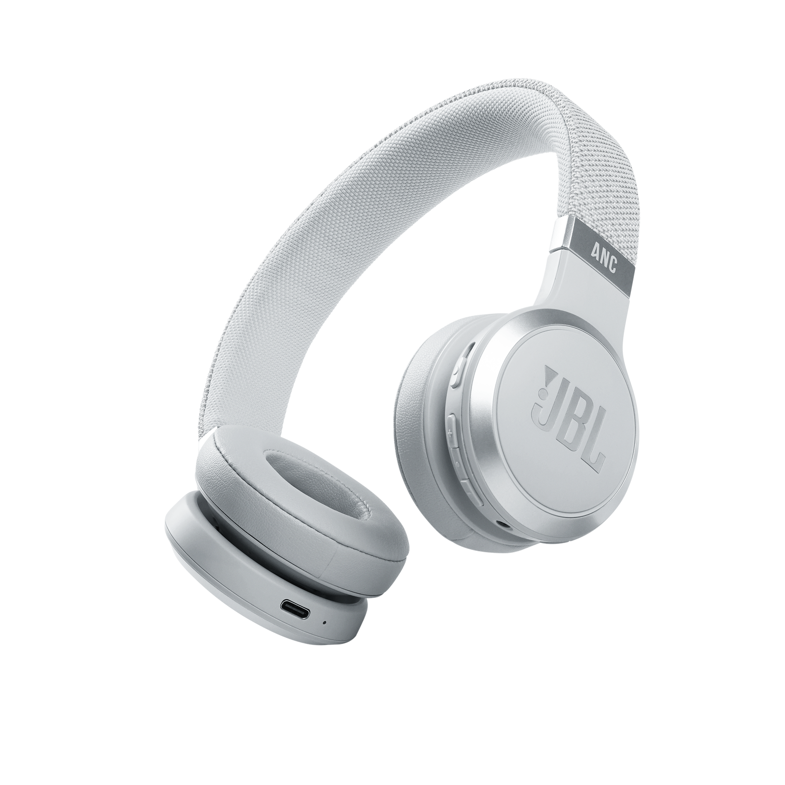 JBL Live 460NC White On-Ear Headphones